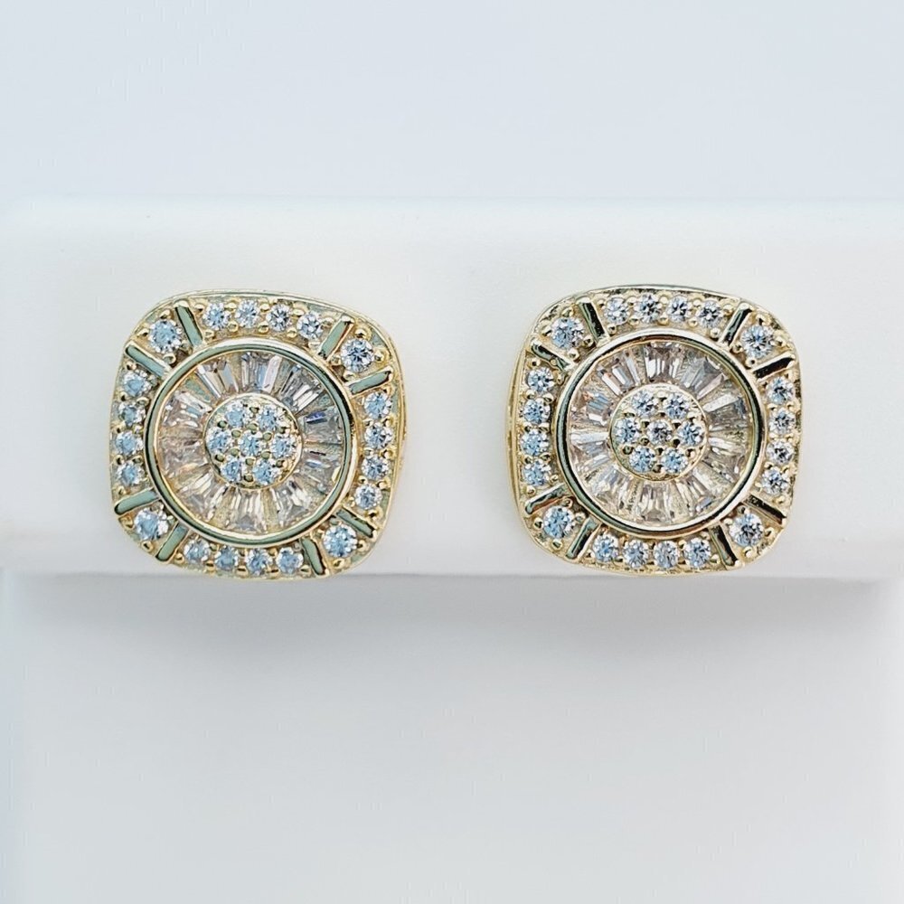 925 Sterling Silver Cubic Zirconia Earrings, U19254797
